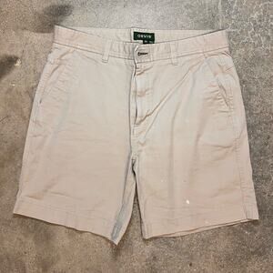Orvis Shorts Mens 34 Tan Stretch Twill Chino Short 7 Inseam Casual Golf